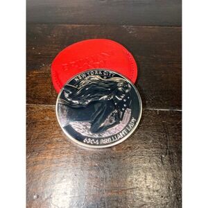 Virgin Voyages Brilliant Lady NYC 6304 Commemorative Coin with Red Leather Pouch